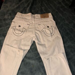 True religion jeans slightly used . Negotiable